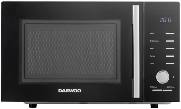 Mikrobangų krosnelė Daewoo KOR 25RBK, skaitmeninis valdymas, 25 l, 850 W, 5 galios lygiai