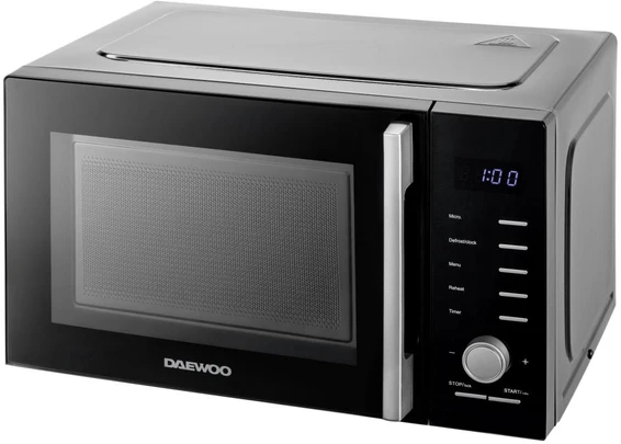 Mikrobangų krosnelė Daewoo KOR 25RBK, skaitmeninis valdymas, 25 l, 850 W, 5 galios lygiai