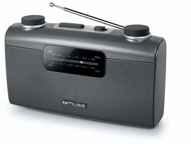 Muse | Portable radio | M-058R | AUX in | Juodas