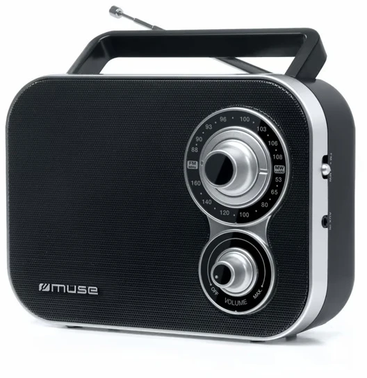 Muse M-051R radijo imtuvas, juodas