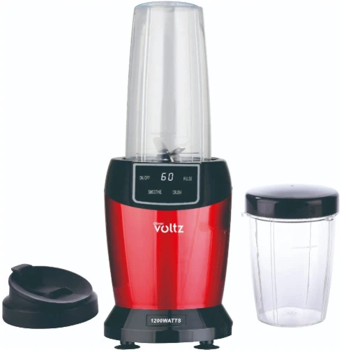 Oliver Voltz „Nutri“ trintuvas, 1200 W, LED ekranas, 2 puodeliai: 1 l / 800 ml, raudonas, 5OV51162FR, „Oliver Vol