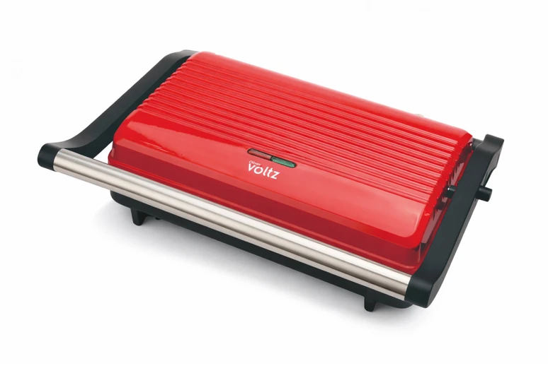 Keptuvas Volt Panini grill 1000 W 23 x 14 5 cm raudona Oliver Voltz 55OV51442R