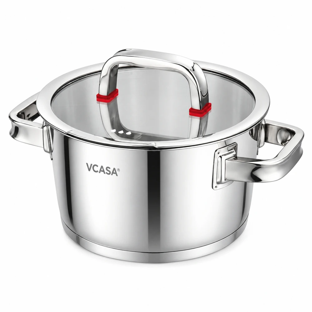 Puodas stal, śr.18cm 2.2l VCASA
