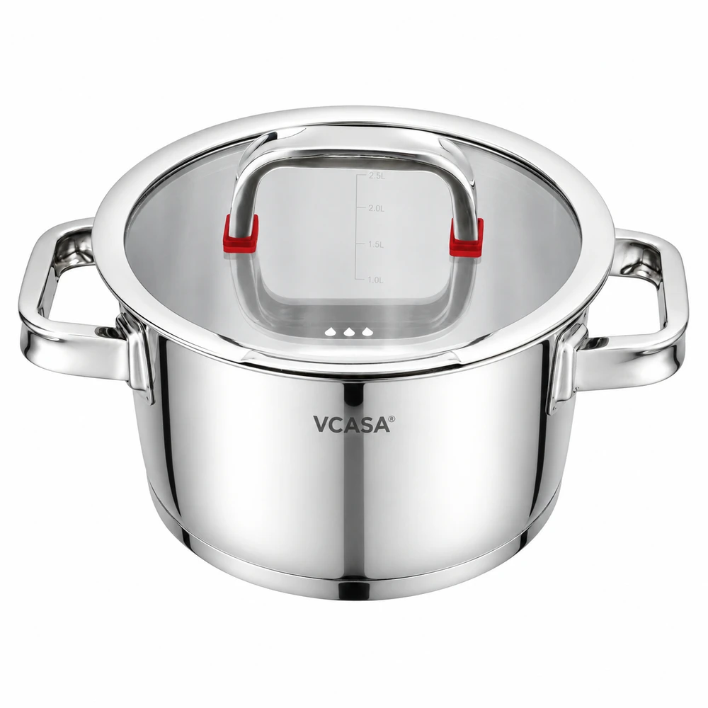Puodas stal, śr.20cm 3.2l VCASA