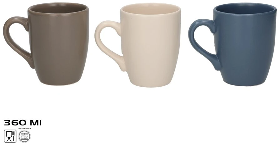Puodelis Ladano 11 cm, 360 ml, 8,7x12x11 cm, KITCHEN&GO