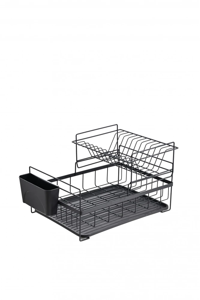 Rosberg 5R53000PBL, indų džiovyklė, 2 lygiai, 45x32,5x27,3 cm, juoda