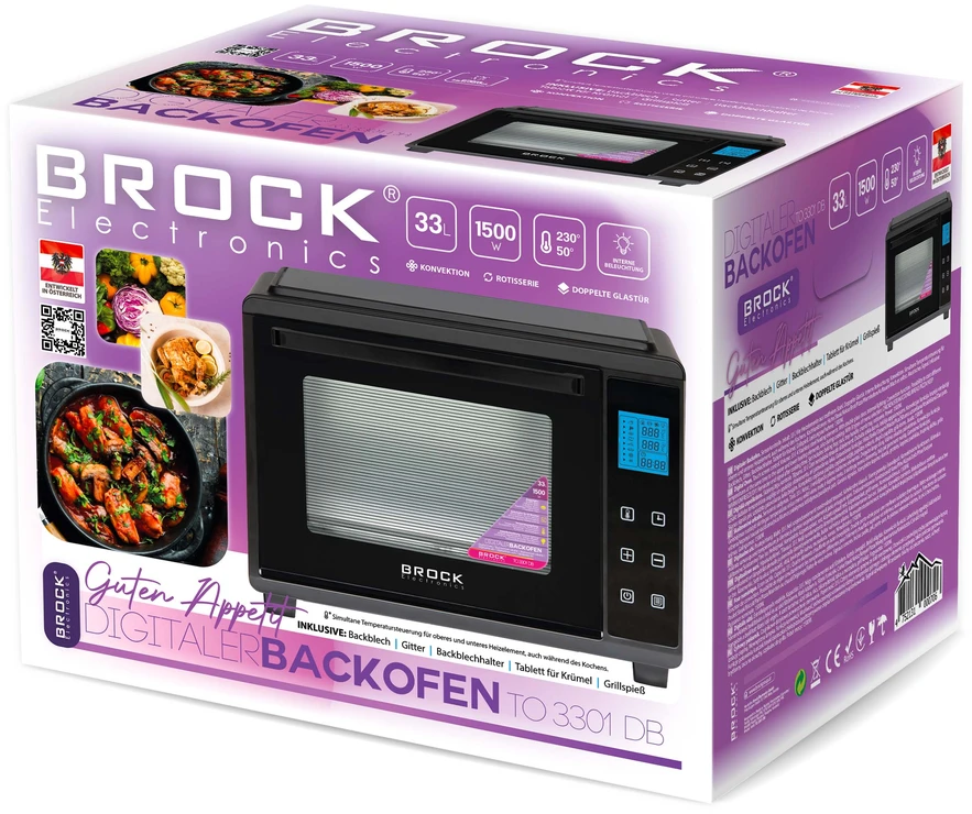 Brock TO 3301 mini orkaitė