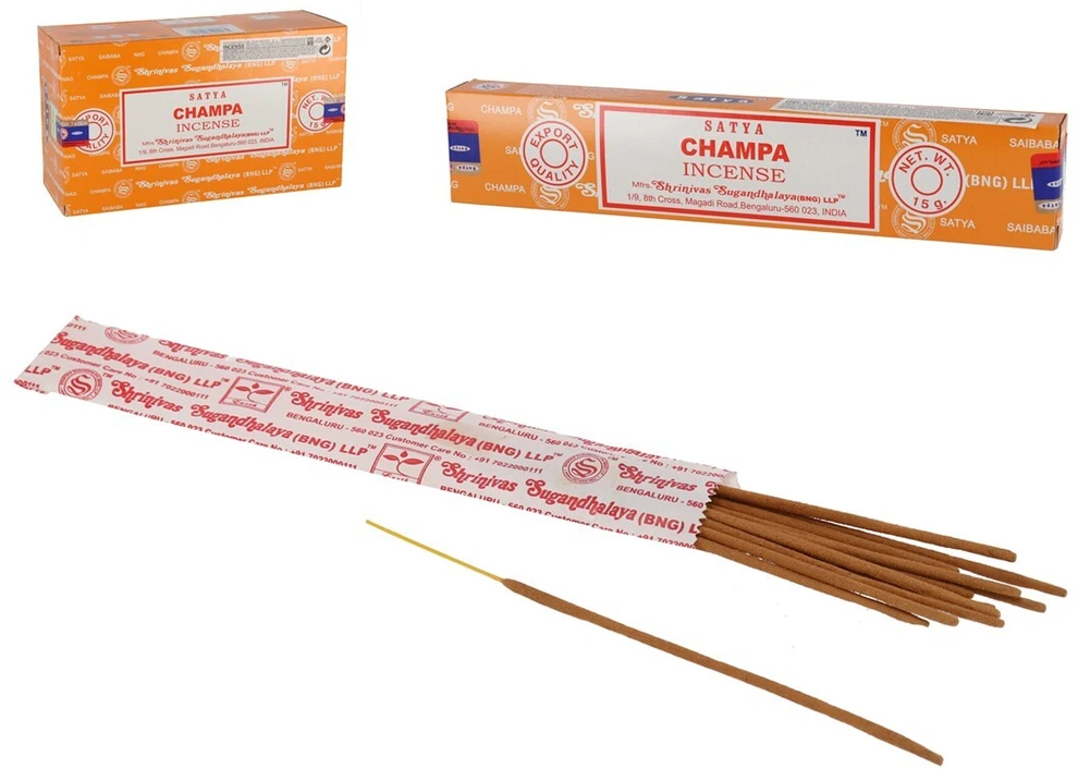 Smilkalų lazdelės Champa, Satya, 15 g