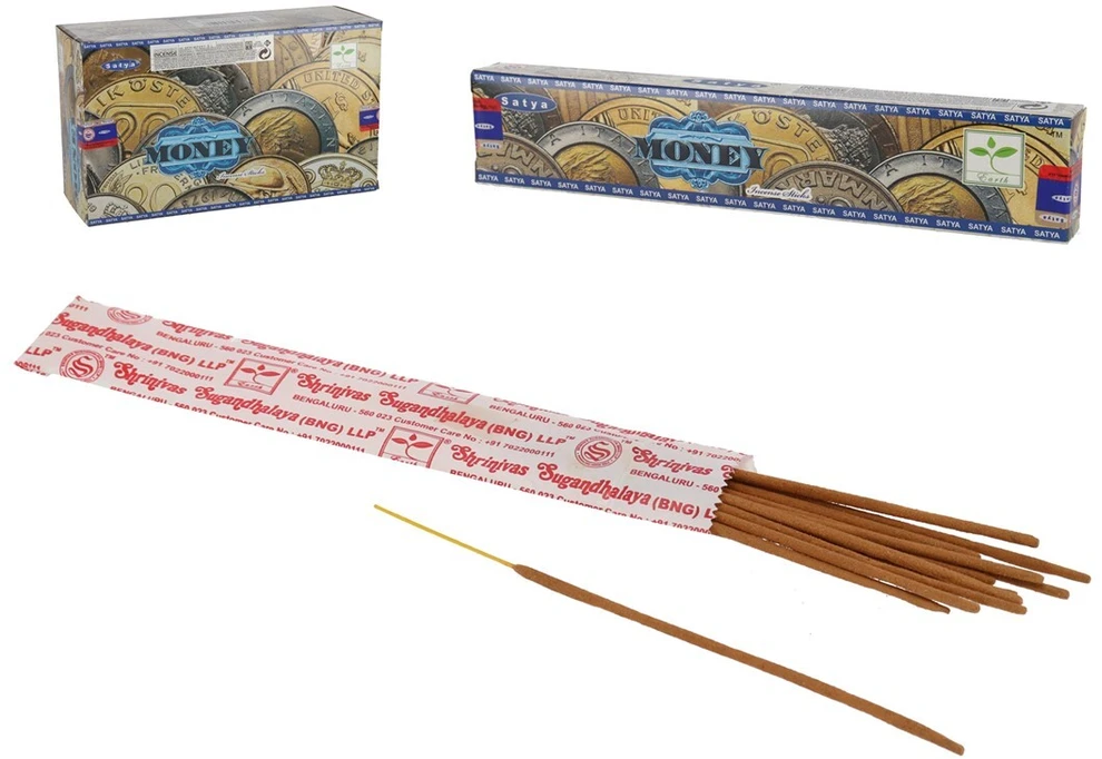 Smilkalų lazdelės Money, Satya, 15g