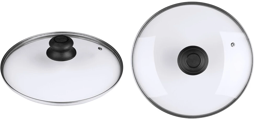 Stiklinis dangtis su plastikine rankenėle, 24 cm, 3021, Michelino
