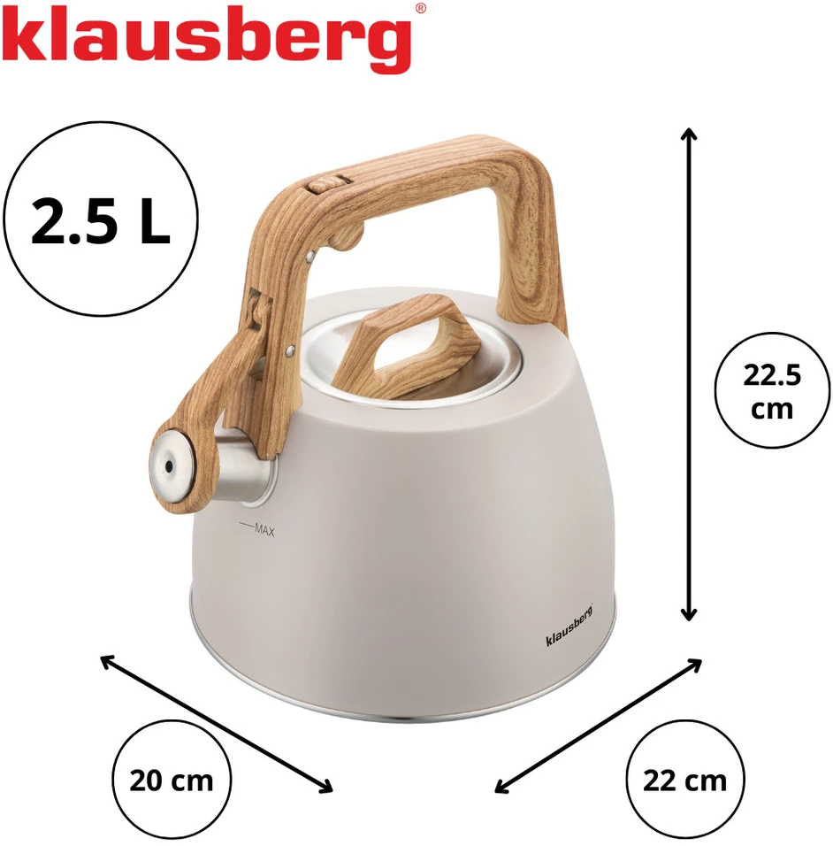 Virdulys, Tradicinis virdulys 2,5 l, morengas Klausberg