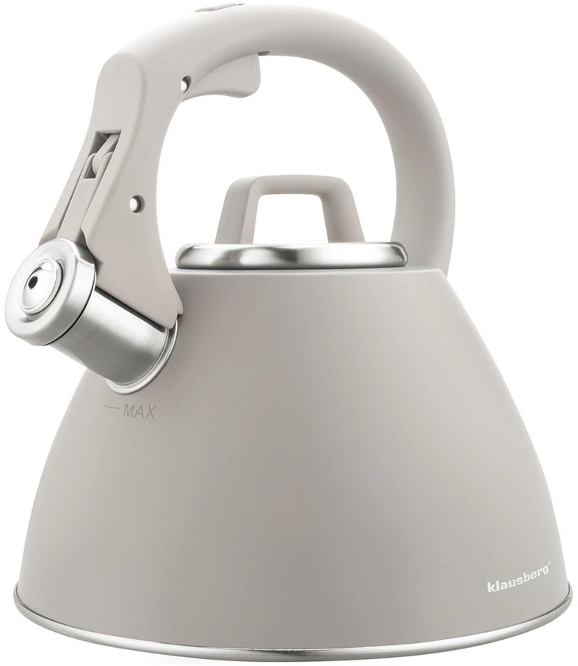 Virdulys, Plieninis virdulys 2,5 l, pilkas, Klausberg kb-7953