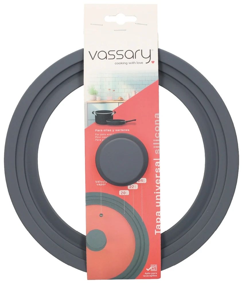 Universalus keptuvės dangtis 20/22/24 cm, 401015009, Vassary