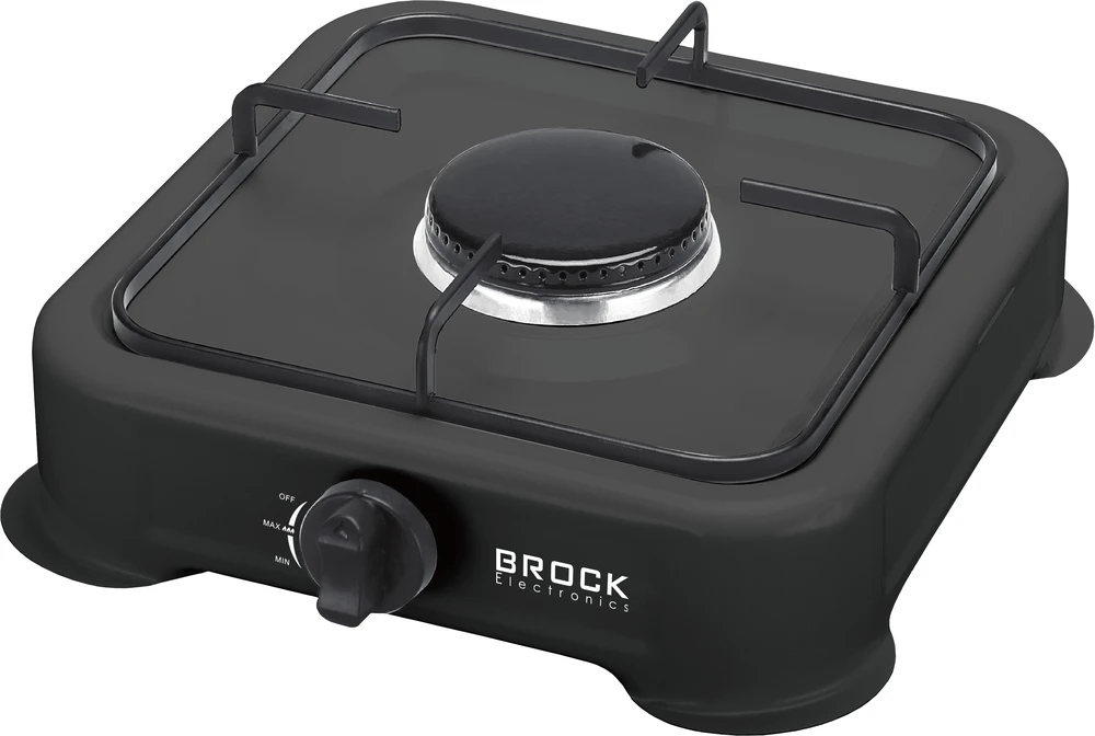 Brock Vieno degiklio dujinė viryklė GS2001BK Brock juoda