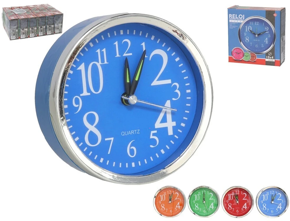 Decorlife Stalinis laikrodis - žadintuvas LUKA 10cm