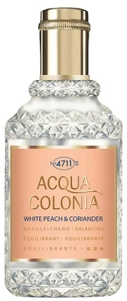 Odekolonas 4711 Acqua Colonia Baltas Peach - Coriander Eau De Cologne Purškiklis 50ml