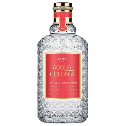 Odekolonas 4711 Acqua Colonia Lychee - Baltas Mint Eau De Cologne Purškiklis 170ml