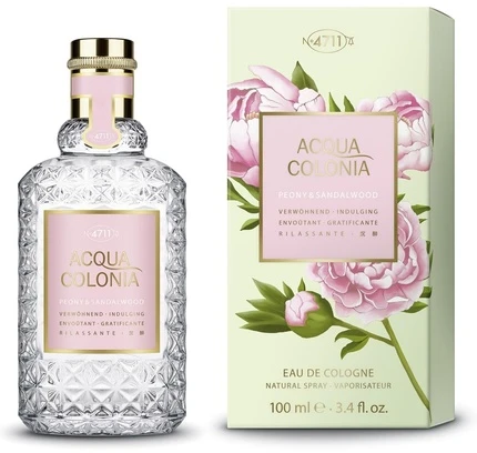 4711 Acqua Colonia Peony & Sandalwood EDC odekolonas moterims, 100 ml