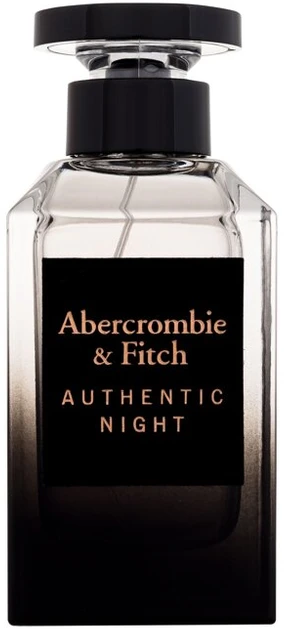 Abercrombie & Fitch Authentic Night EDT tualetinis vanduo vyrams, 100 ml