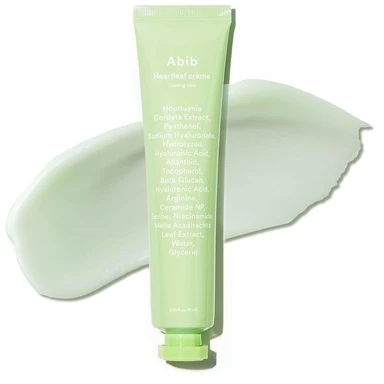 Abib Heartleaf Crème Calming Tube raminamasis veido kremas, 75 ml