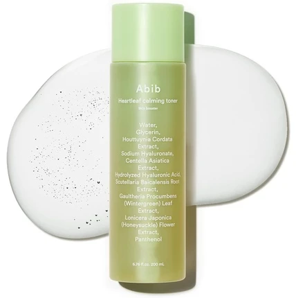 Abib Heartleaf Calming Toneris Skin Booster raminantis veido tonikas, 200 ml