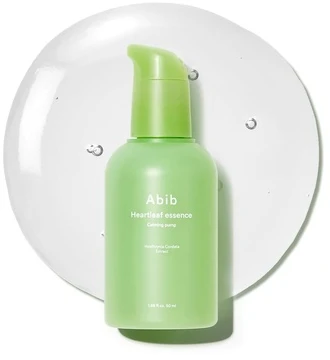 Abib Heartleaf Essence Calming Pump raminanti esencija visų tipų odai, 50 ml