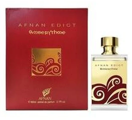 Afnan Edict Amberythme EDP parfumuotas vanduo unisex, 80 ml