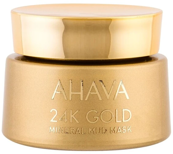 AHAVA 24K Gold Mineral Mud Mask aukso mineralinė purvo kaukė, 50 ml