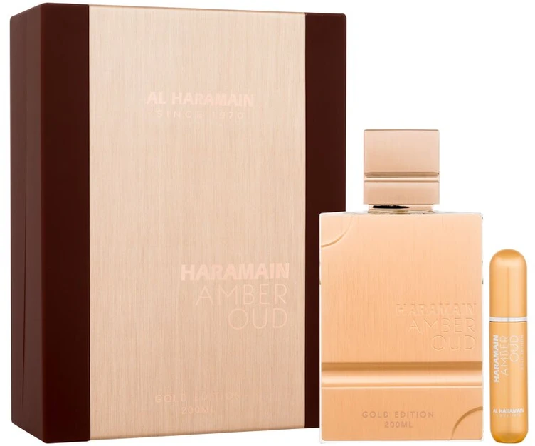 Unisex kvepalai Al Haramain Amber Oud Gold Edition EDP, 200 ml + Užpildomas kvepalų buteliukas 10 ml