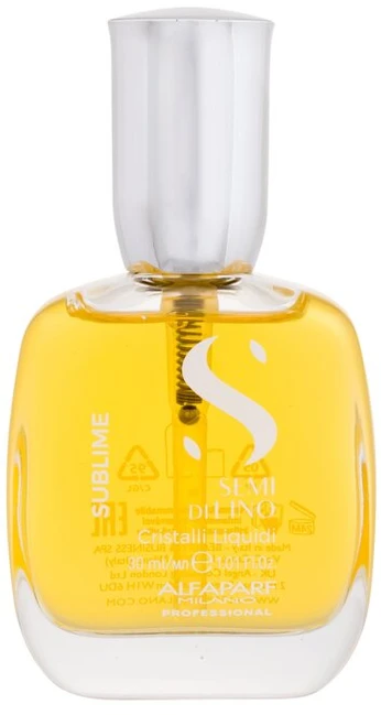 Alfaparf Milano Semi Di Lino Sublime Cristalli Liquidi spindesio suteikiantis plaukų serumas 30ml