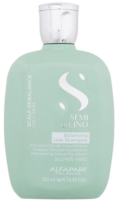 Alfaparf Milano Semi Di Lino Scalp Rebalance Balancing Low Šampūnas šampūnas riebiai galvos odai, 250 ml