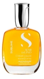 Alfaparf Milano Semi Di Lino Sublime Cristalli Liquidi spindesio suteikiantis plaukų aliejus 50ml