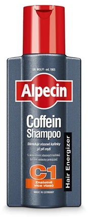 Alpecin Caffeine Shampoos C1 nuo plaukų slinkimo (Energizer Caffeine Shampoos) 250 ml 250 ml šampūnai