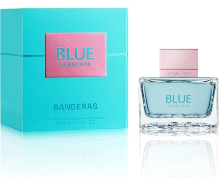 Antonio Banderas Mėlyna Seduction EDT tualetinis vanduo moterims, 80 ml