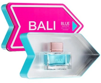 Antonio Banderas Mėlyna Seduction Bali EDT tualetinis vanduo moterims, 80 ml