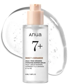 Anua 7 Rice Ceramide Hydrating Barrier Serum Veido serumas su ryžių ekstraktu, 50 ml
