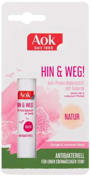 „Aok There & Away“ vyriškas pieštukas nuo spuogų, skirtas vietinei priežiūrai, 3,2 g