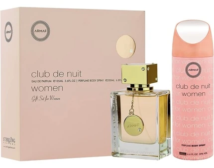Armaf Club de Nuit Woman EDP rinkinys moterims (EDP 105 ml + Dezodorantas 200 ml)