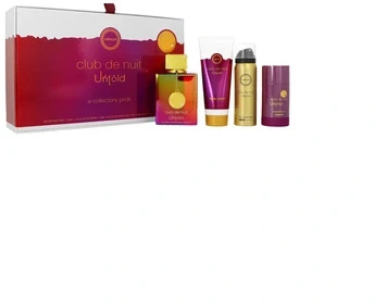 „Armaf Club De Nuit Untold“ – EDP 105 ml + kūno losjonas 100 ml + kietas dezodorantas 75 g + kūno purškiklis 50 ml
