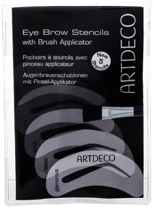 Artdeco Eye Brow antakių šablonai ir šepetėlis