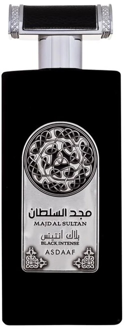 Asdaaf Majd Al Sultan Juodas Intense EDP parfumuotas vanduo vyrams, 100 ml