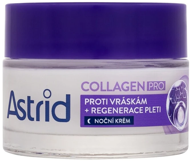 Astrid Collagen PRO Anti-Wrinkle And Regenerating Night Kreminis Night Skin Kreminis