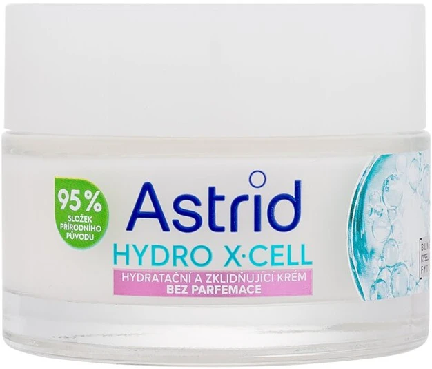 Astrid Hydro X-Cell Drėkinantis ir raminantis kreminis diena kreminis