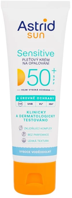 Astrid Apsauginis kremas nuo saulės jautriai odai SPF 50+ 50 ml
