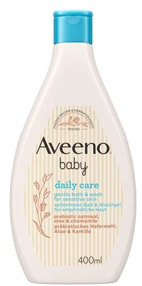 Aveeno Švelnus kūdikių prausiklis kasdienei priežiūrai ir vonios prausimuisi, 400 ml
