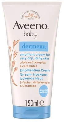 Aveeno Kūdikių minkštinamasis Dermexa kremas 150 ml