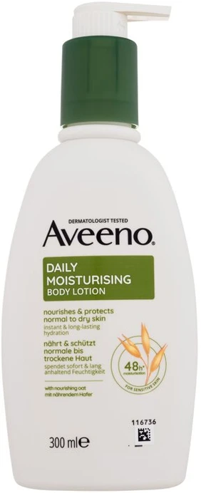 Aveeno Daily Moisturising Unscented Losjonas kūnui (Lotion) 300 ml