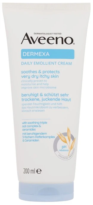 Aveeno Dermexa Daily Emollient Kreminis Body Kreminis unisex, 200 ml