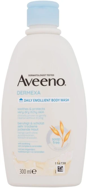 Aveeno Dermexa Daily Emollient Kūno prausiklis (very dry and itchy skin)