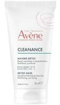Avène Cleanance 3 In 1 Detox Mask valomoji kaukė jautriai, spuoguotai veido odai, 50 ml